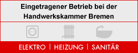 Schumann & Reinhardt ist ein eingetragener Betrieb bei der Handwerkskammer Bremen.